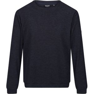 Regatta Heren Edley Marl Crew Neck Sweatshirt (S) (Marine)