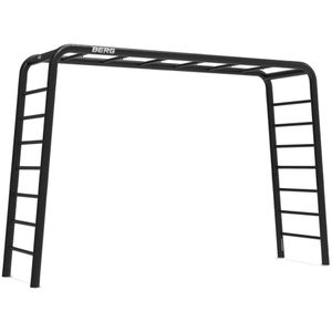 BERG PlayBase Large LL Frame 3-in-1 Speeltoestel - Multifunctioneel Speeltoestel - 2x Ladder - Zwart