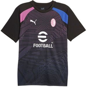 Puma Ac Milan 23/24 Prematch Short Sleeve T-shirt Grijs XL