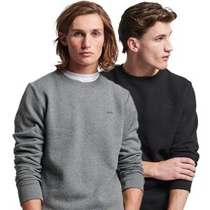 Superdry - Vintage Sweater - Trui - 2 kleuren - Zwart M