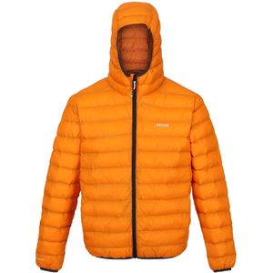 Regatta Heren Marizion gewatteerde jas met capuchon (XL) (Oranje peper/gebrand koper)