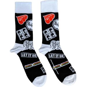 The Beatles Volwassen uniseks pictogrammen sokken (40,5 EU - 45,5 EU) (Zwart)