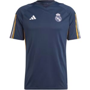 Adidas Real Madrid 23/24 Tiro Short Sleeve T-shirt Training Blauw L / Regular