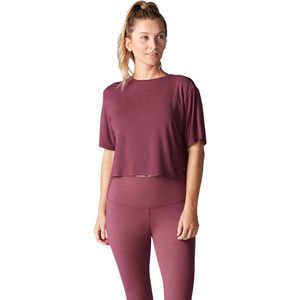 Tavi Noir Dames/dames korte broek T-shirt (L) (Granaat)