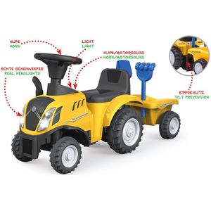 Looptractor  New Holland T7 Tractor geel