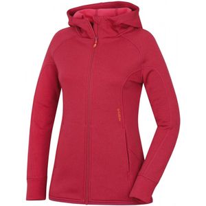 Husky sweatshirt Adera L met intrekbare capuchon en rits - Donker Roze