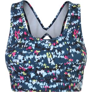 Dare 2B Dames/Dames Swift Dash Sportbeha met print (L) (Maanlicht Denim)