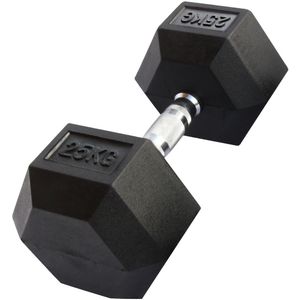 Hex Dumbbell in rubber