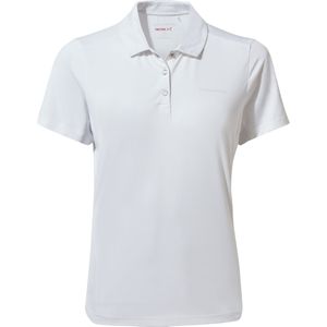 Craghoppers Dames/Dames Pro Poloshirt met korte mouwen (38 DE) (Optisch Wit)