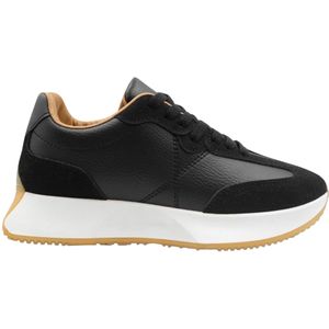 Where's That From Dames/Dames Metro Suede Hardlooptrainers (38 EU) (Zwart)