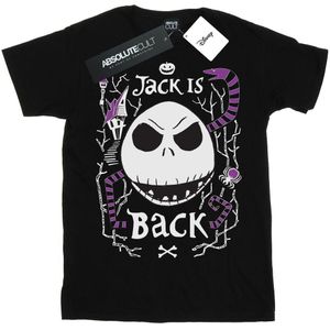 Disney Meisjes Nightmare Before Christmas Jack Is Back Katoenen T-Shirt (140-146) (Zwart)