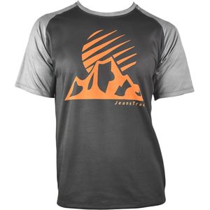 Ridge Grey  technical mountain bike (MTB) T-shirt