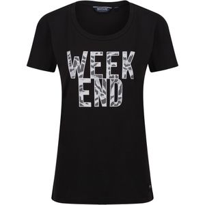 Regatta Dames/Dames Filandra VII Week End T-shirt (40 DE) (Zwart)