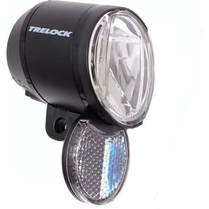 Trelock LED koplamp LS 910 Prio 50 lux, geschikt voor E-Bike 6V DC, zwart, werkplaatsverpakking