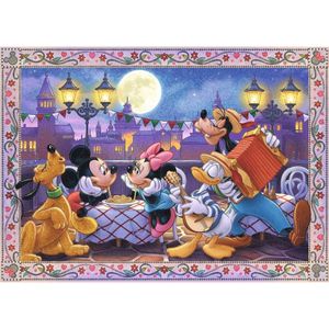 Puzzel 1000 stukjes Ravensburger - Mickey en Minnie tijdens het diner