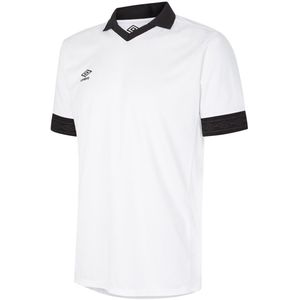 Umbro Tempest-kindertrui met korte mouwen (146-152) (Wit/zwart)