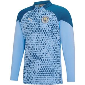 2023-2024 Man City Training Fleece (Light Blue)