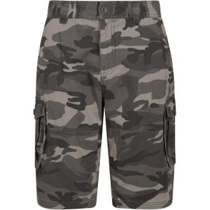 Mountain Warehouse Heren Camo Cargo Shorts (44R) (Zwart)