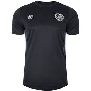 Umbro Heren 23/24 Heart Of Midlothian FC Training Jersey (S) (Koolstof/Grisaille/Zwart)