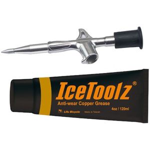 Vetspuit inclusief tube kopervet IceToolz C278 (120 ml)