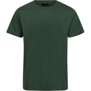 Regatta Heren Pro Cotton Soft Touch T-Shirt (S) (Donkergroen)