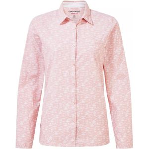Craghoppers Dames/Dames Callo Shirt met lange mouwen (34 DE) (Roze klei)