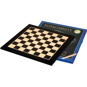 Philos Brussel Schaakbord Veld 55 mm - Houten bord 55 x 55 cm - Speeltijd 10-240 min - Voor 2 spelers vanaf 6 jaar