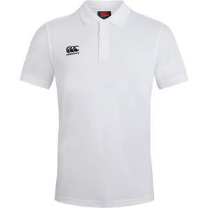 Canterbury Heren Waimak korte mouw Pique Polo Shirt (XL) (Wit)