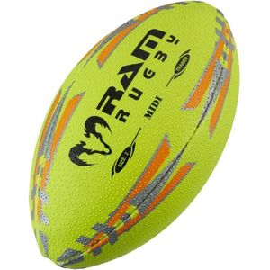 Midi Rugby Bal - Perfect voor kinderen en vrije tijd -3D Grip - Nr. 1 Rugby-Brand in Europe Maat 2 Kwaliteit en Klasse