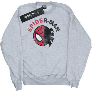 Marvel Dames/Dames Spider-Man Classic Split Sweatshirt (M) (Heide Grijs)