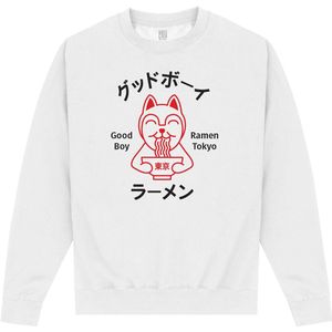 TORC Unisex Good Boy Sweatshirt voor volwassenen (XXL) (Wit)