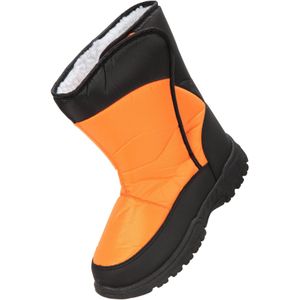 Mountain Warehouse Kinderen/Kinderen Caribou Adaptieve Gestreepte Snowboots (33 EU) (Oranje)