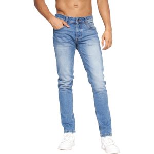 Crosshatch Heren Malcolm Slim Jeans (34S) (Lichte wasbeurt)