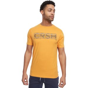 Crosshatch Heren Goldsbury T-Shirt (M) (Geel)
