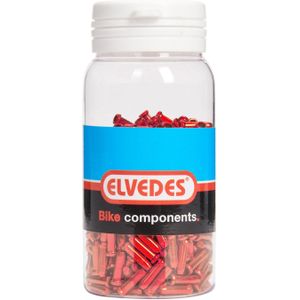 Elvedes antirafeldopjes 2,3mm rood (500x) alum. ELV2012015