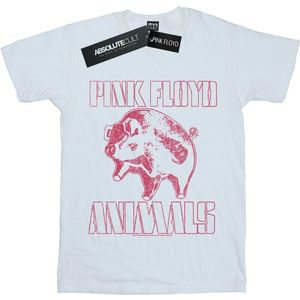 Pink Floyd Meisjes Dieren Algie Katoenen T-Shirt (128) (Wit)
