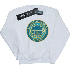 Riverdale Dames/Dames High School Crest Sweatshirt (M) (Wit)