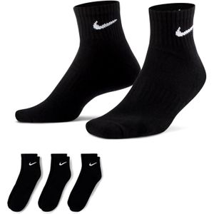 Nike Everyday Cushion Trainingssokken 3-pack - Zwart / Wit