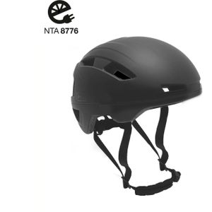 helm 55-58 cm unisex matzwart maat M