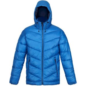 Regatta Heren Toploft II gewatteerde jas met capuchon (XL) (Skydiver Blauw)