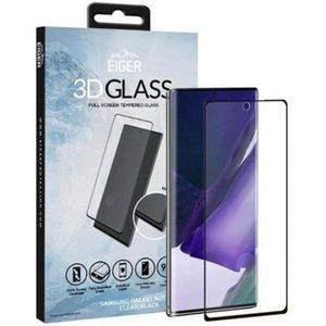 Folie Samsung Galaxy Note 20 Eiger Glass 3D Edge to Edge Helder Zwart