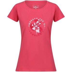 Regatta Dames/Dames Breezed III Bloemen T-Shirt (42 DE) (Fruitduif)