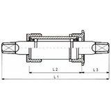 Bracketas k.lager/spiel. alu cup 113mm BSA Neco