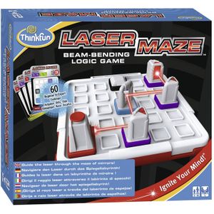 Thinkfun Laser Maze IQ Spel (60 opdrachtkaarten, wetenschappelijk thema)
