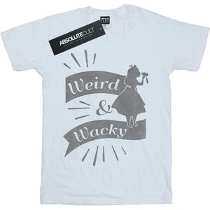 Disney Womens/Ladies Alice In Wonderland Weird And Wacky Cotton Boyfriend T-Shirt