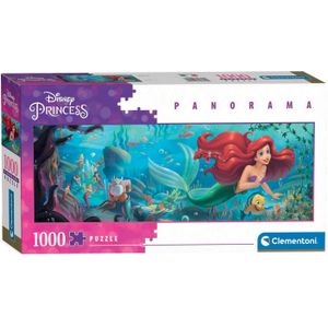 Clementoni Panorama Puzzel Disney Prinses, 1000st.
