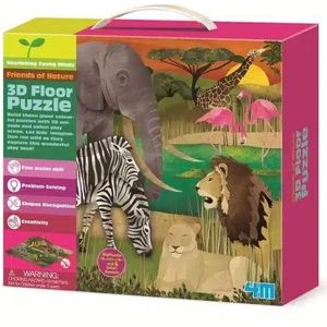 Thinking kits vloerpuzzel 3D safari
