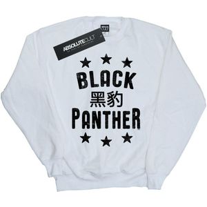 Marvel Meisjes Black Panther Legends Sweatshirt (128) (Wit)
