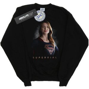 DC Comics Jongens Supergirl TV-serie Kara Pose Sweatshirt (140-146) (Zwart)