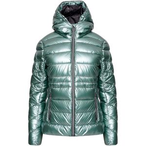 Dare 2B Dames/Dames Reputable II Metallic Puffer Jacket (40 DE) (Eend Groen)